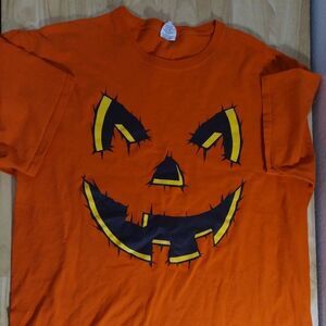 Happy Halloween Big Pumpkin Face Jack-O-Lantern T-Shirt